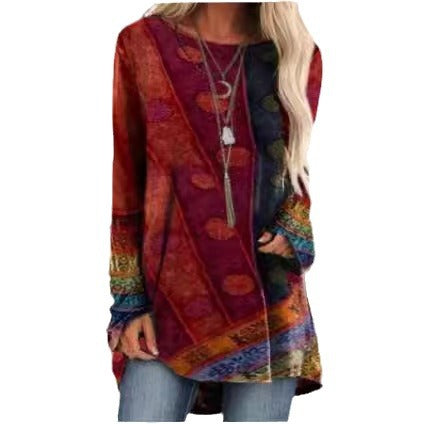 Nova-Boho Patchwork Tunic