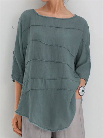 Nadia-Textured Relaxed Blouse