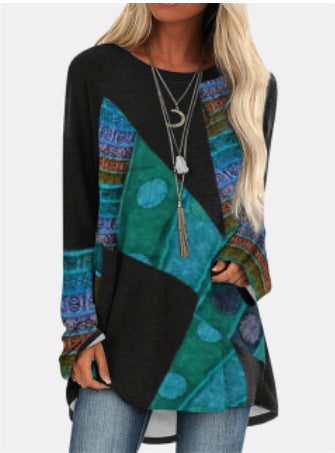 Nova-Boho Patchwork Tunic