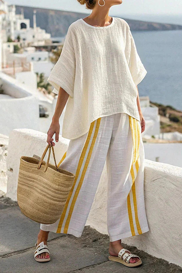 Celeste – Breezy Striped Lounge Set