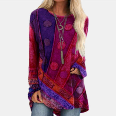 Nova-Boho Patchwork Tunic