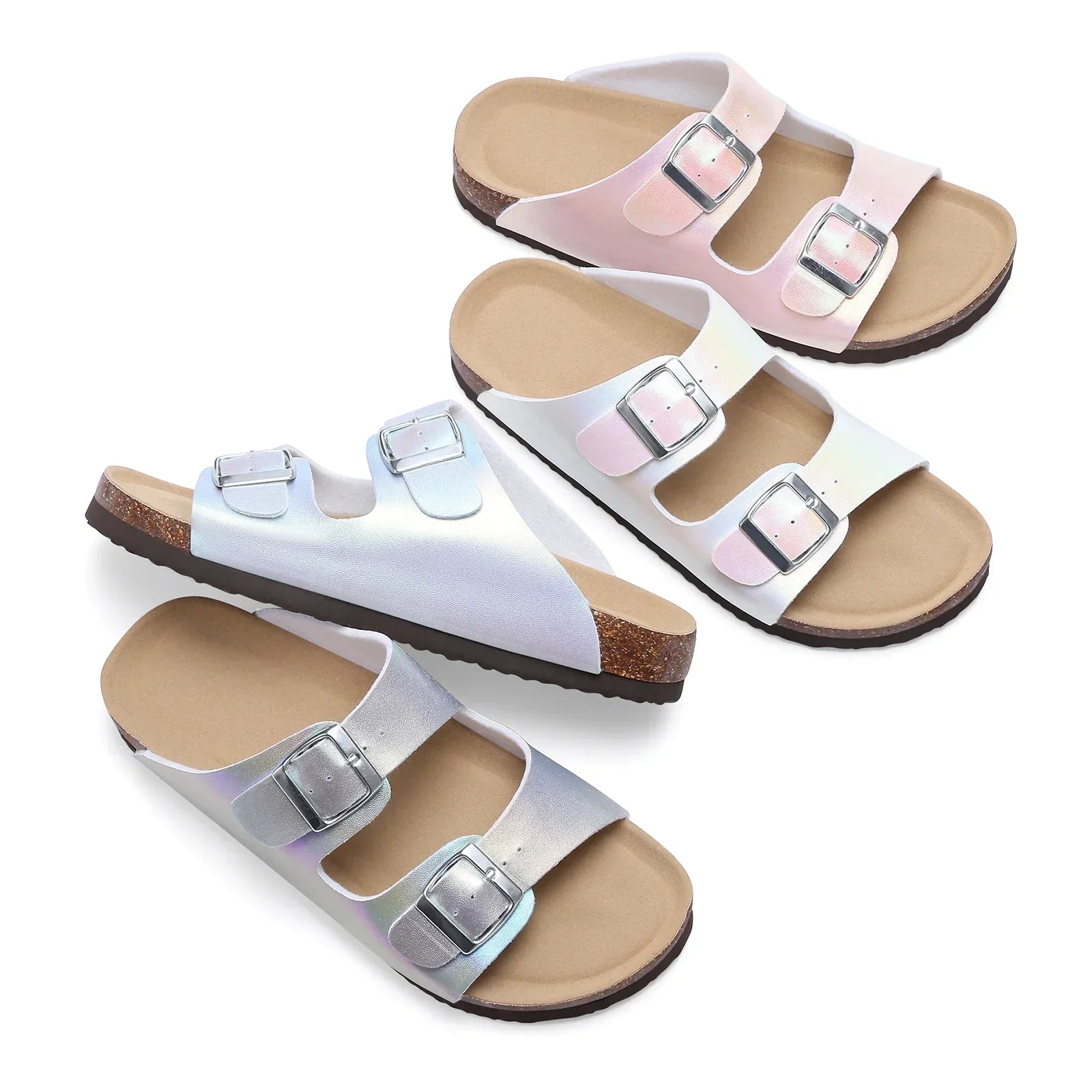 Zafrina - Double Buckle Comfort Sandals