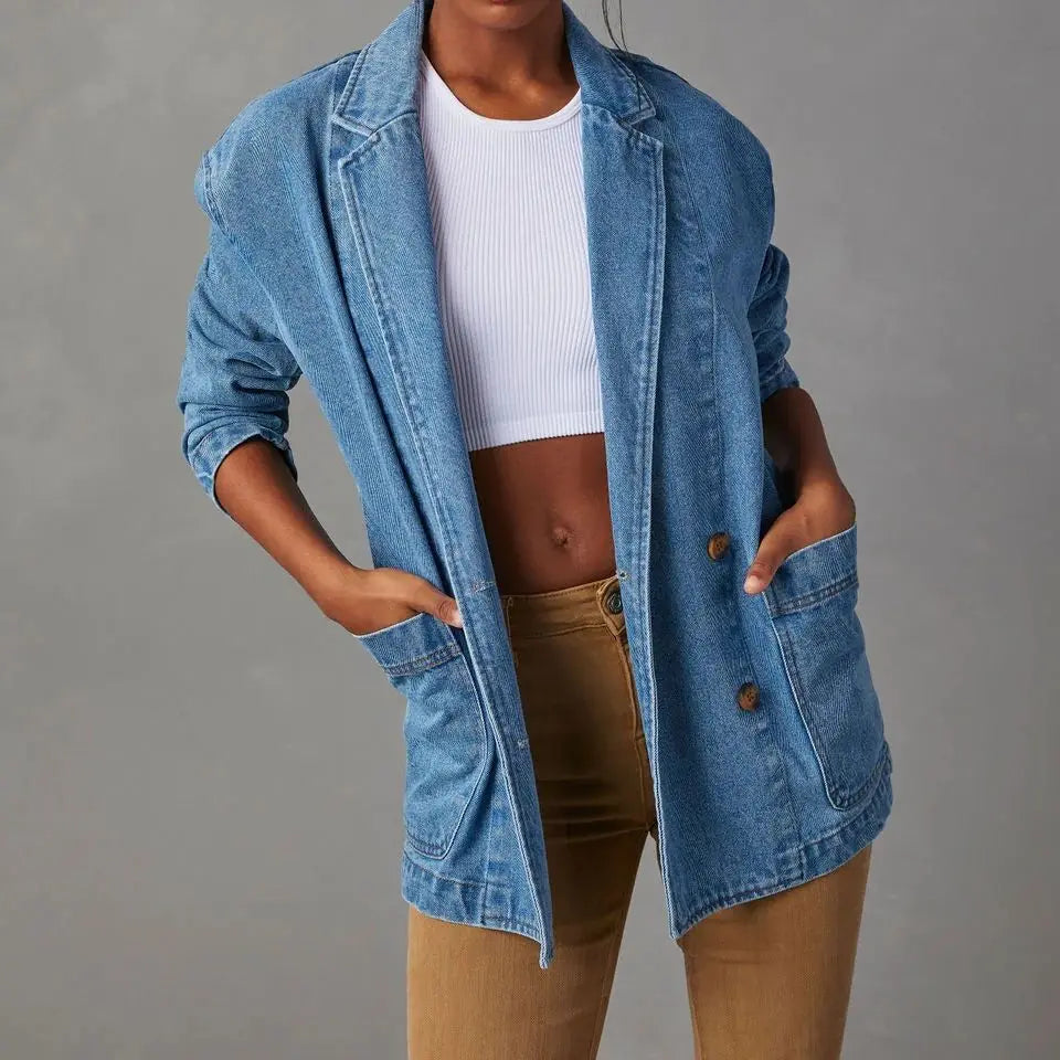 Eden - Relaxed Denim Blazer