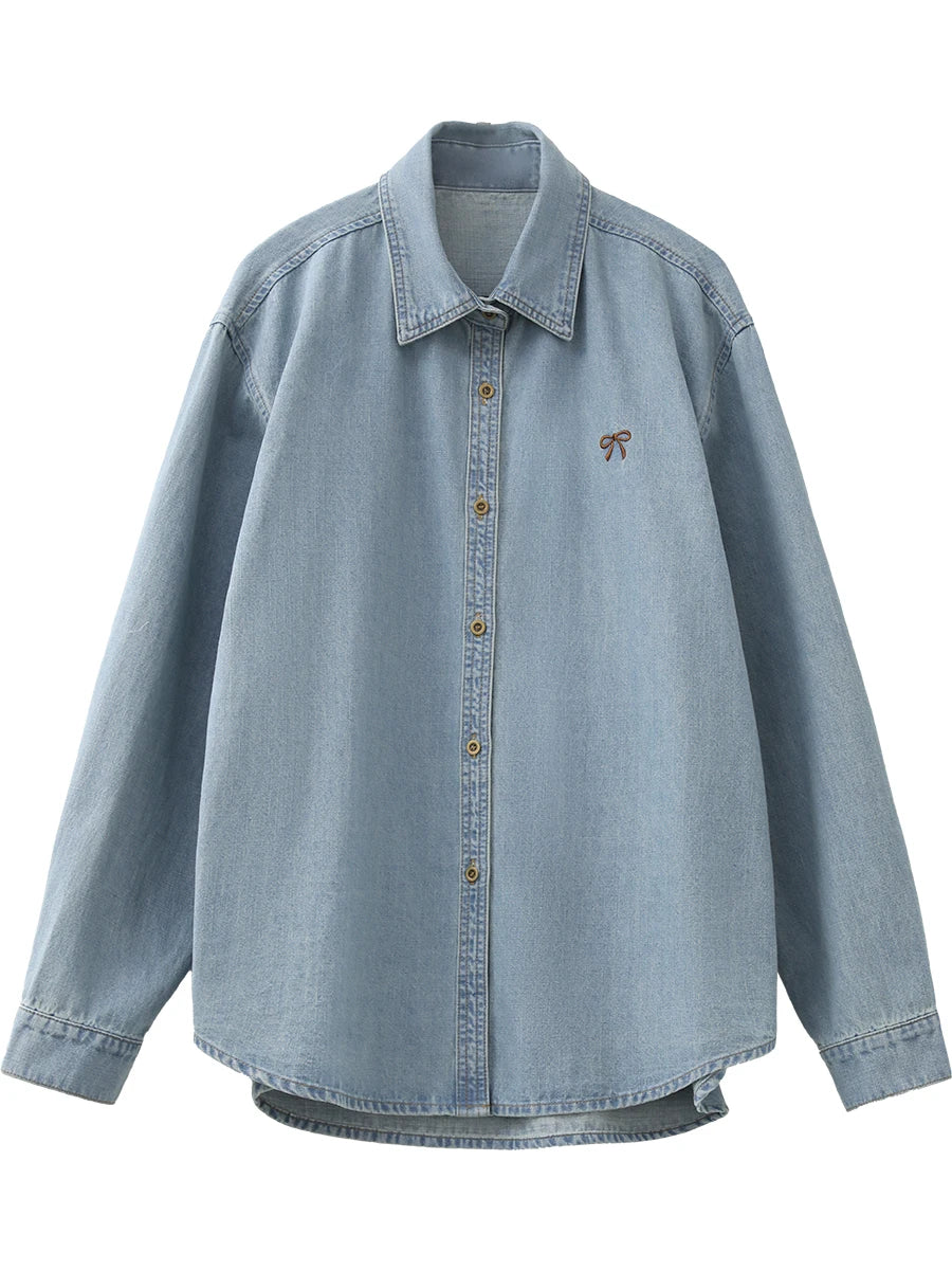 Elsie - Embroidered Relaxed Shirt
