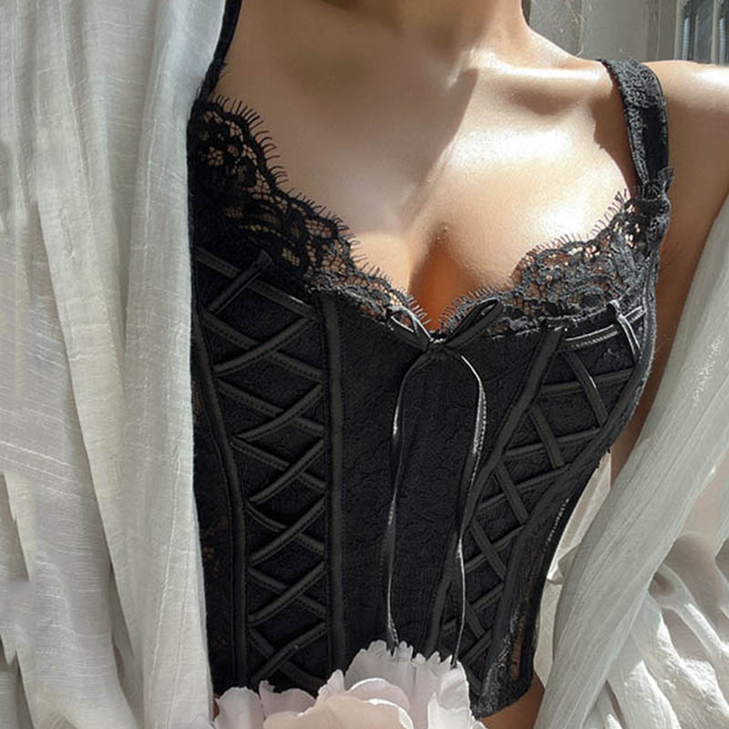 Celine - Embroidery French Corset Bra