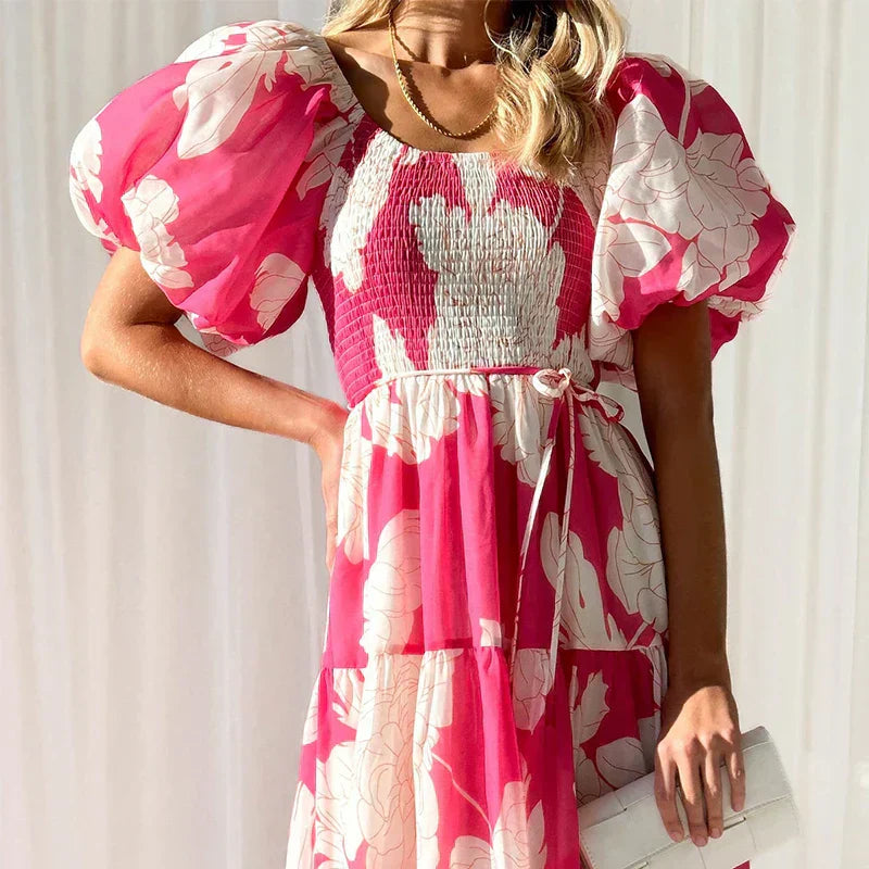 ValenciaOne™ Tiered One-Shoulder Maxi Dress