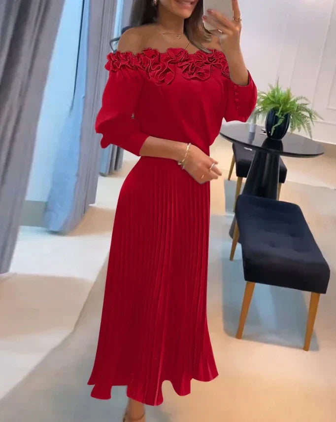 Carina | Stunning Off-Shoulder Maxi Dress