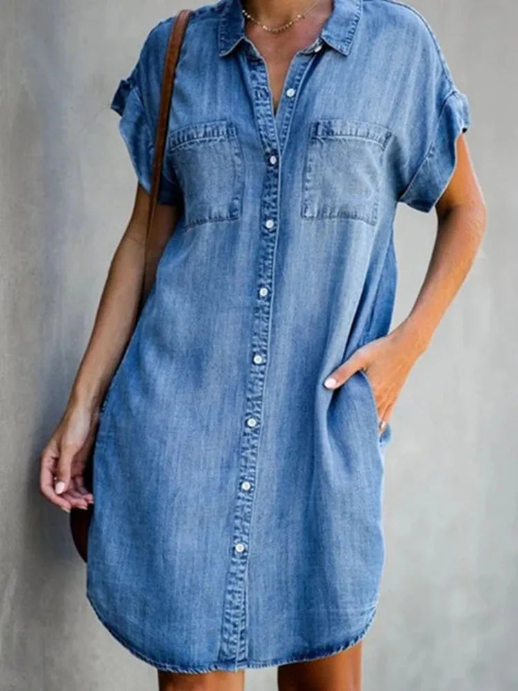 Jessa | Timeless Denim Dress