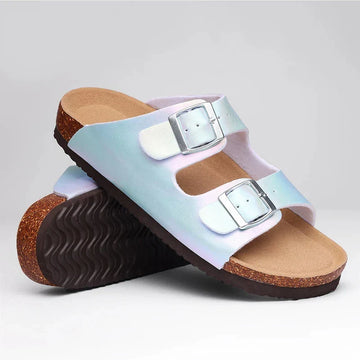 Zafrina - Double Buckle Comfort Sandals