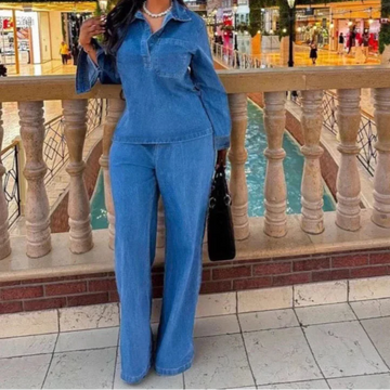 Carmen – Relaxed Collar Lounge Set