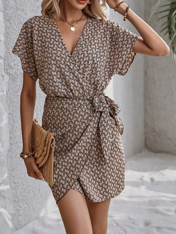 Selena | Elegant V-neck Dress  Chic Sophisticated