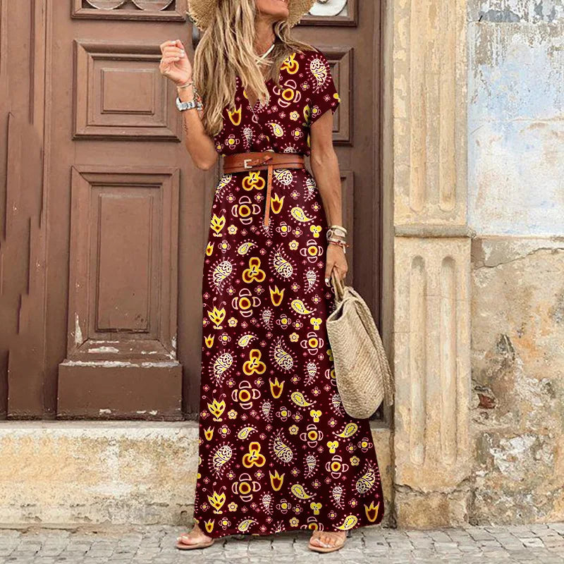 Vivienne | Floral Pleated Midi Dress