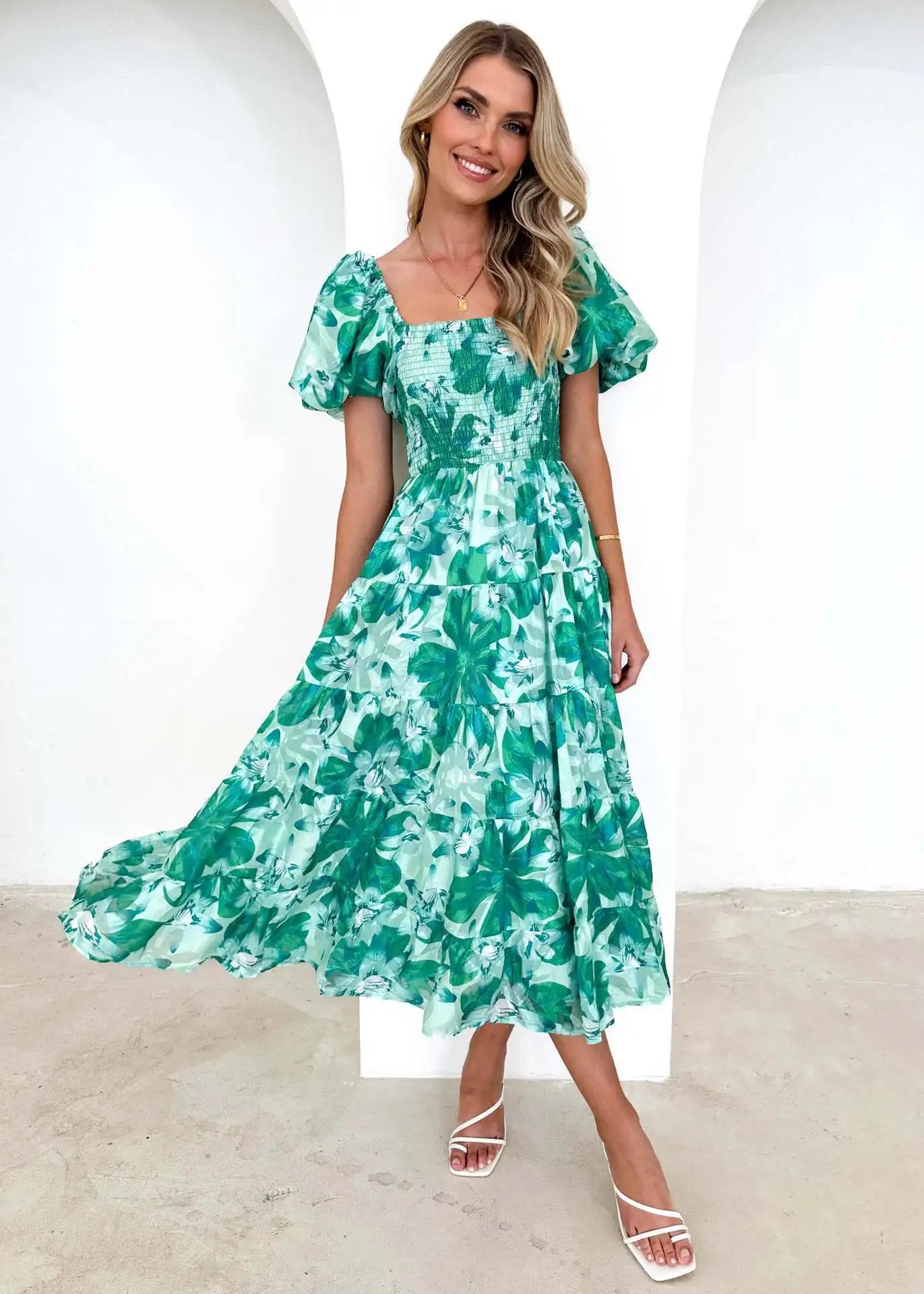 Celeste Off-Shoulder Maxi Dress (Almost sold out)