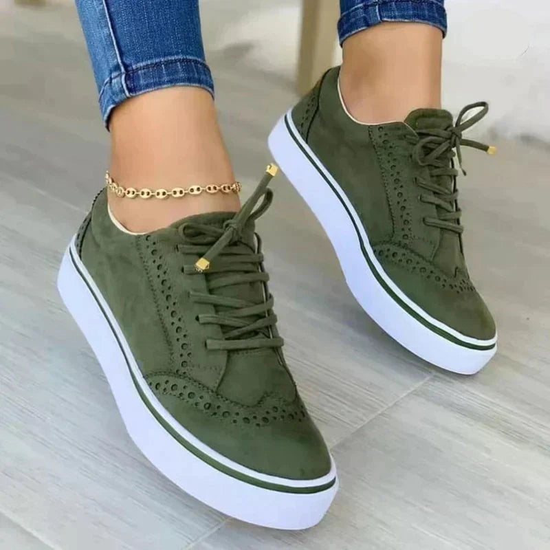 Livia-Brogue Platform Sneakers