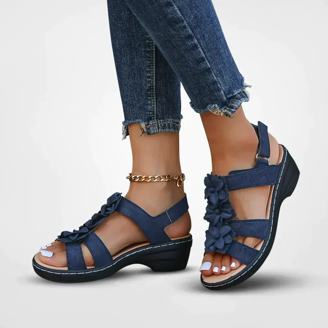 Lily-Blossom Comfort Sandals