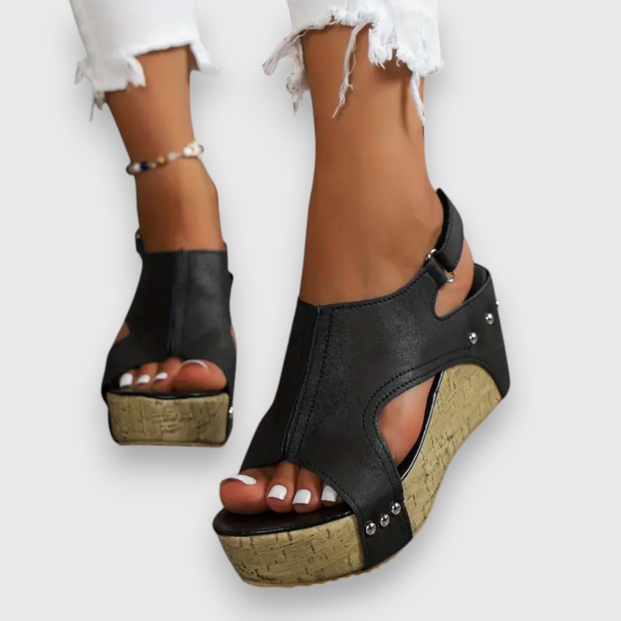 Mia | Retro-Inspired Platform Sandals