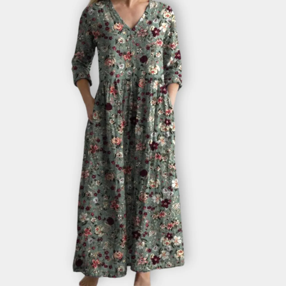 Georgina - Ocean Breeze Boho Maxi Dress