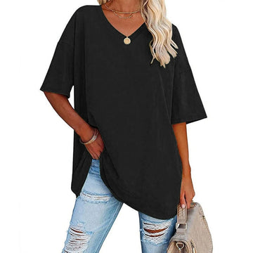 Ressa - Oversized Everyday V-Neck Tee